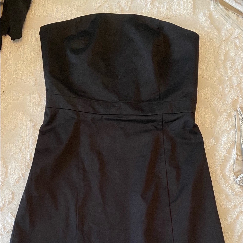 Black strapless Ann Taylor cocktail dress